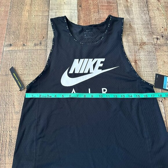 Nike Air Womens Dri-Fit Running Tank Top Black M - Picture 2 of 8